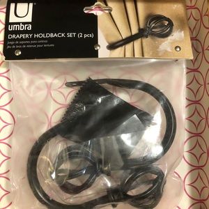 Drapery Holdback Set. New